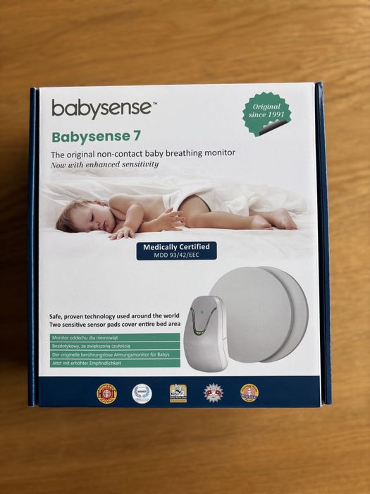 Nowy Monitor oddechu dla niemowląt Babysense 7