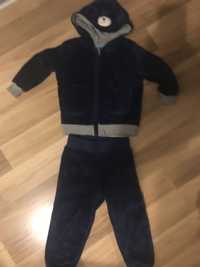 Ciepły polarowy dres unisex