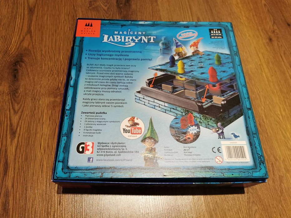 Mikołajki Magiczny labirynt Gra logiczna G3 6+ świetna gra
