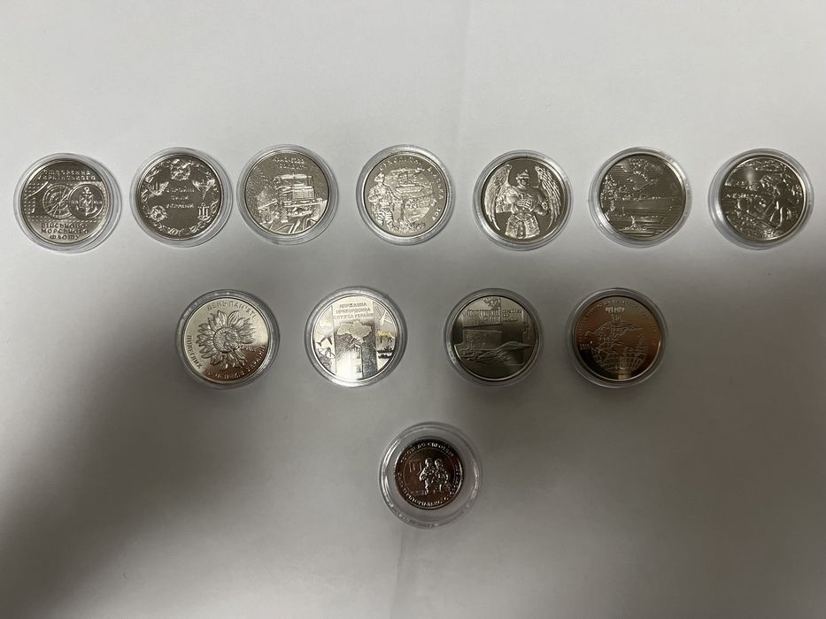 Продам набор монет ЗСУ(оригинал) 12шт.