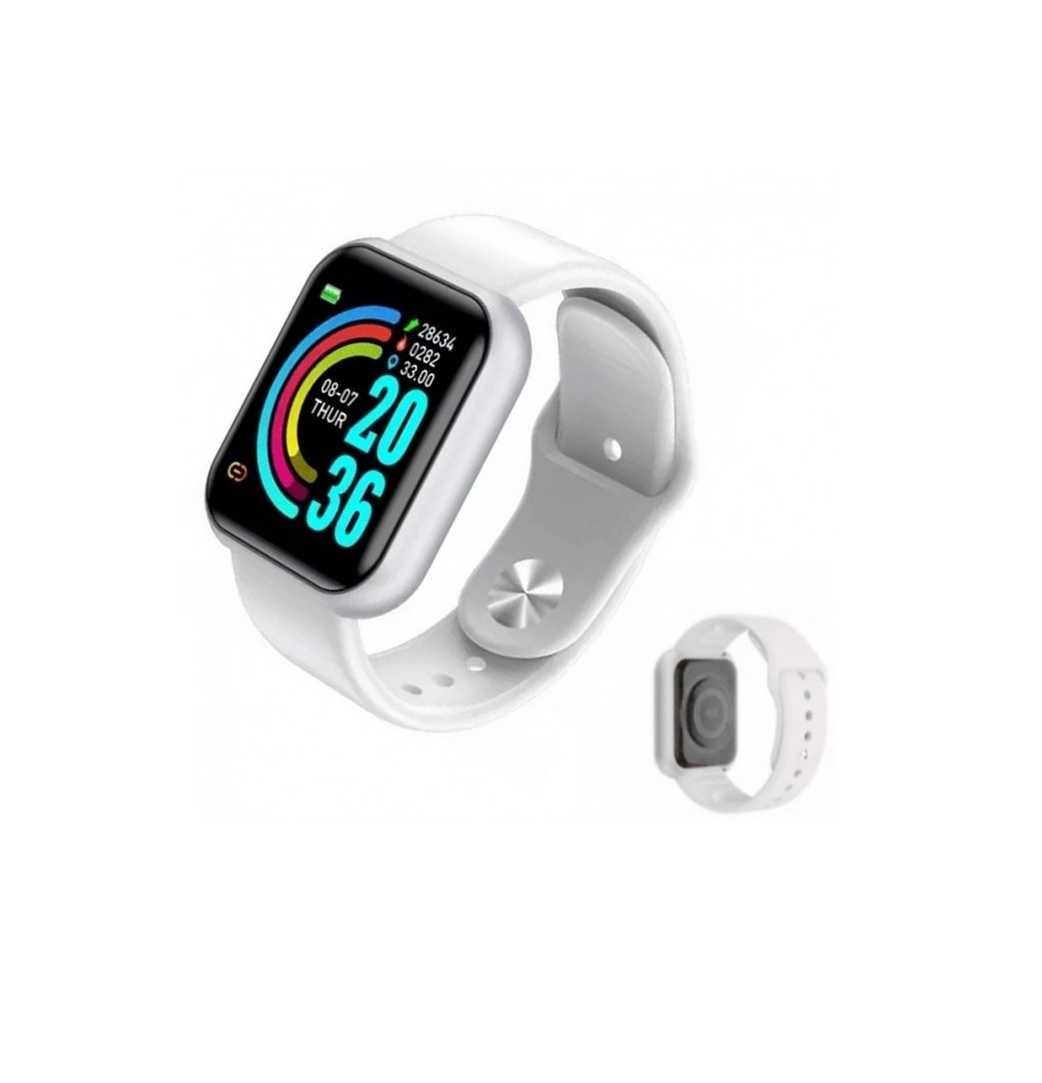 ZEGAREK BIAŁY smartwatch smartband wielofunkcyjny tętno puls ciśnienie