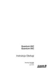 Case Quantum 85C, 95C instrukcja obsługi PL