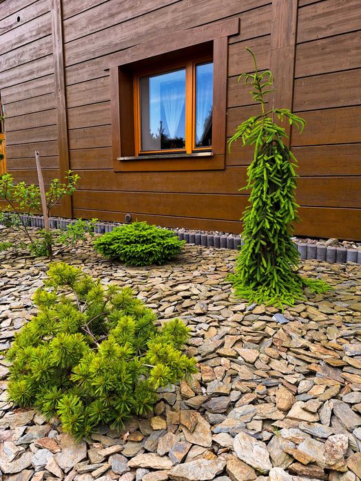 Łupek szarogłazowy elewacyjny 1- 3 cm, wysyłka