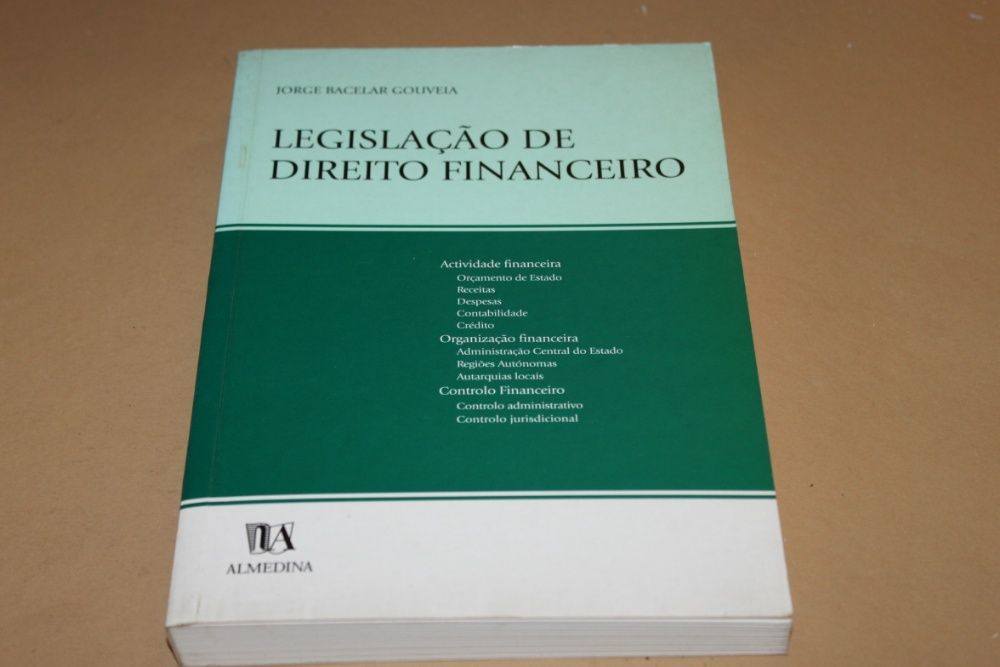 Legislação de Direito Financeiro de Jorge Bacelar