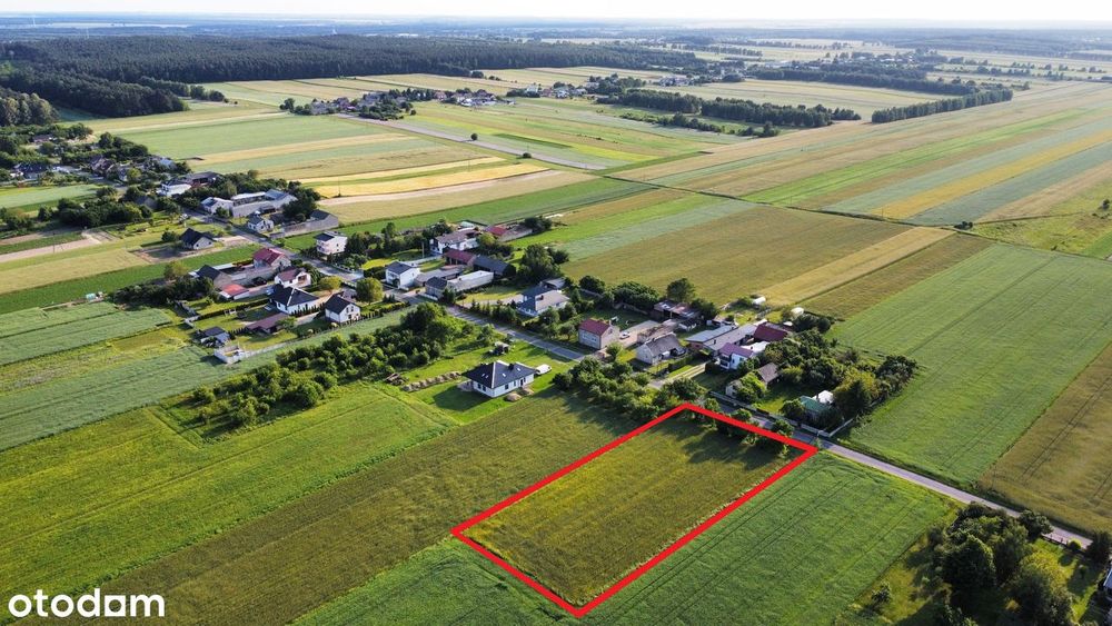 Prąd, woda, kanalizacja! Opcja podziału! 81m x 37m! BUDOWLANA !!
