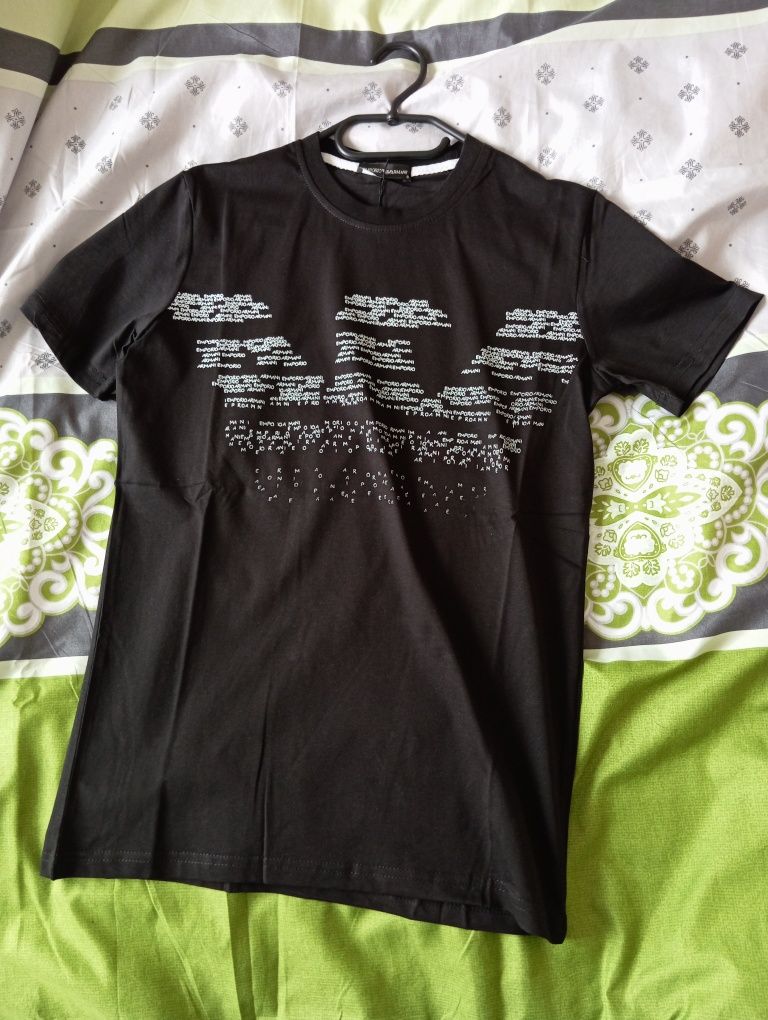 Koszulka Emporio Armani, t-shirt classic czarny S, nowość!
