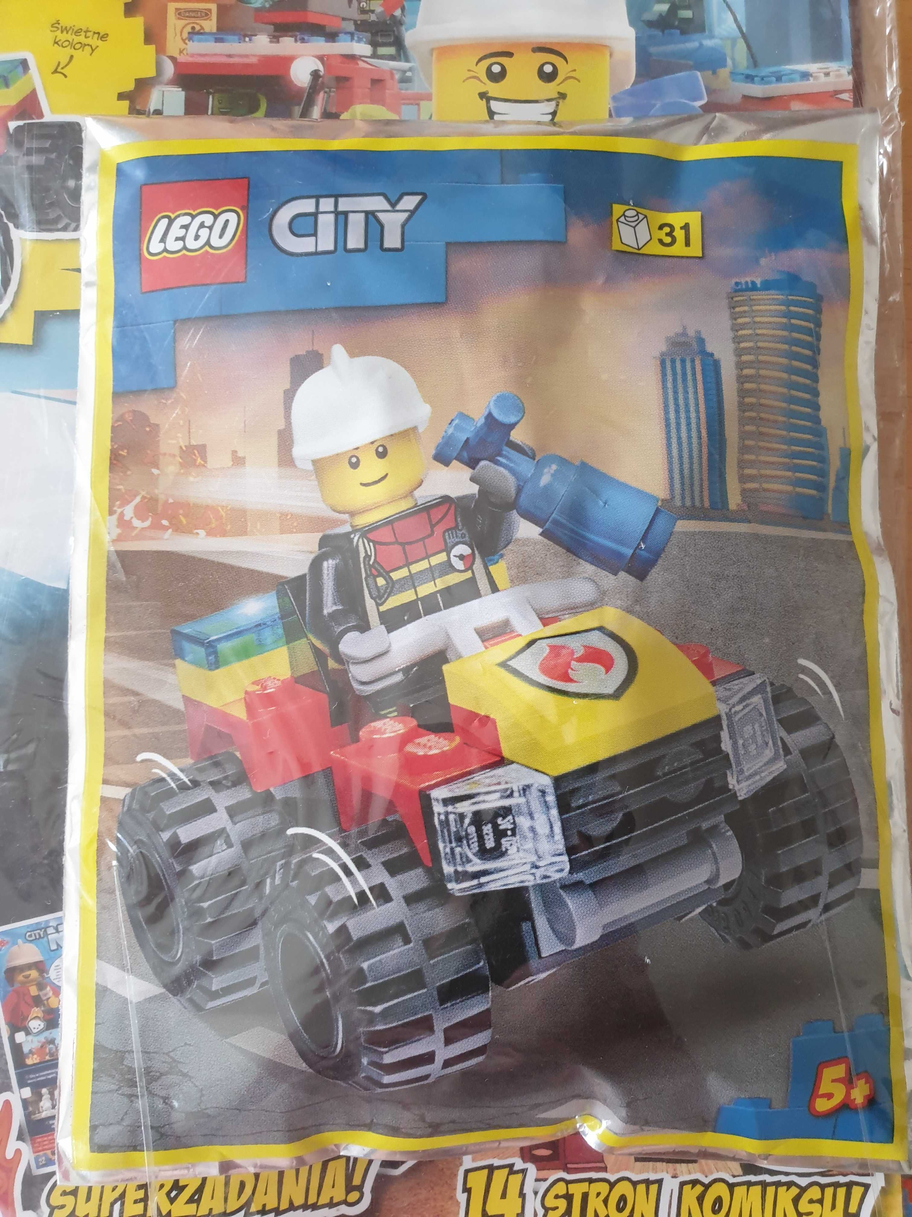 Gazetka LEGO City nr 6/2022 Strażak z quadem