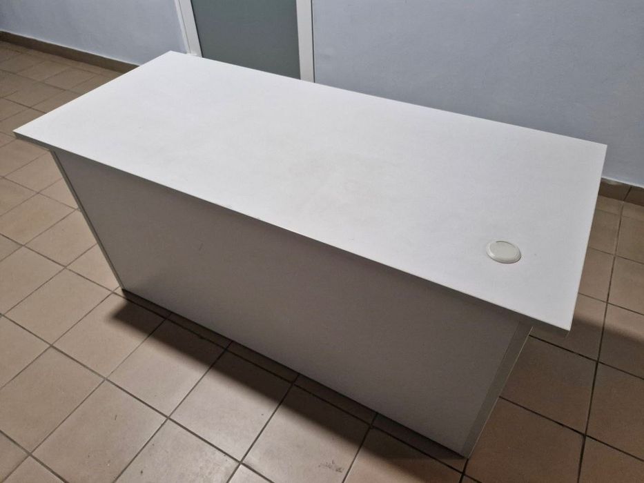 Biurko do domu albo do biura, od stolarza, złamana biel