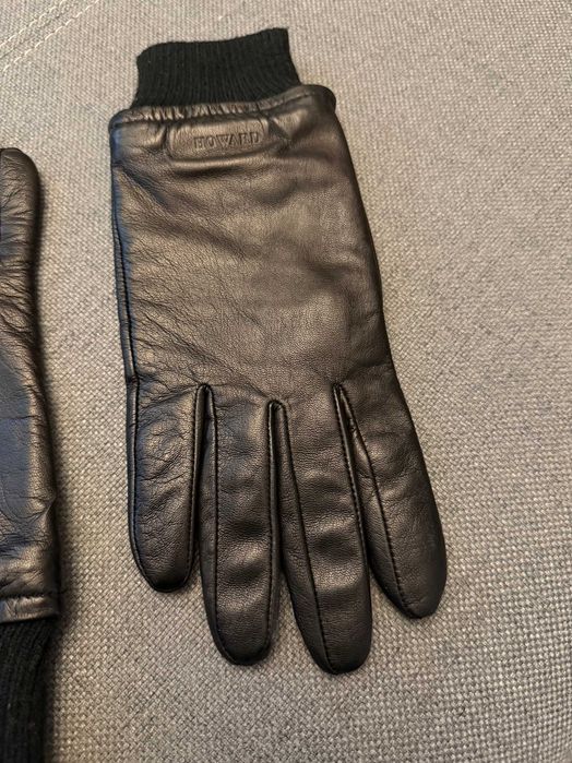Howard London ELLA rękawiczki skórzane z wełnianą podszewką ściągacz