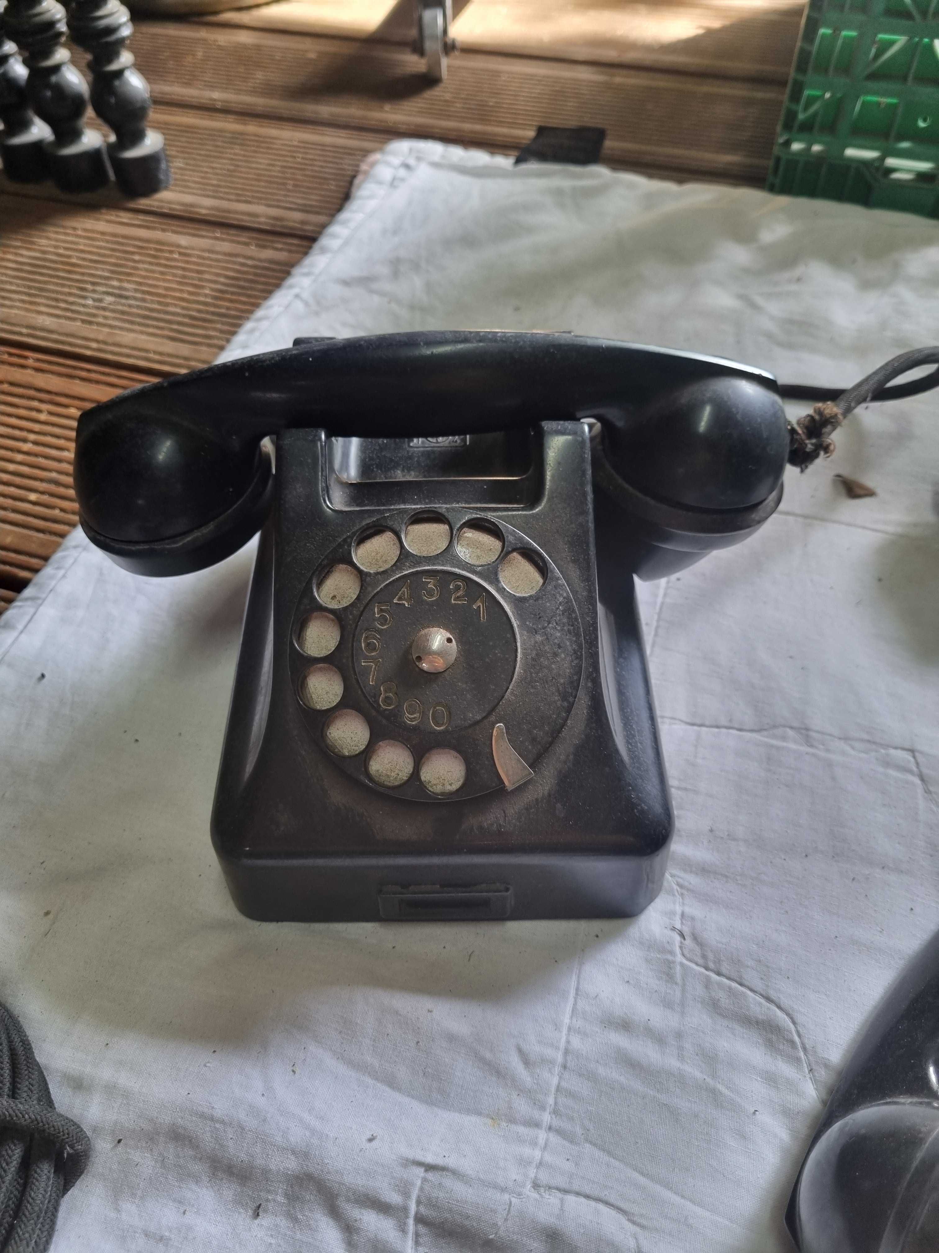 Stare zabytkowe telefony
