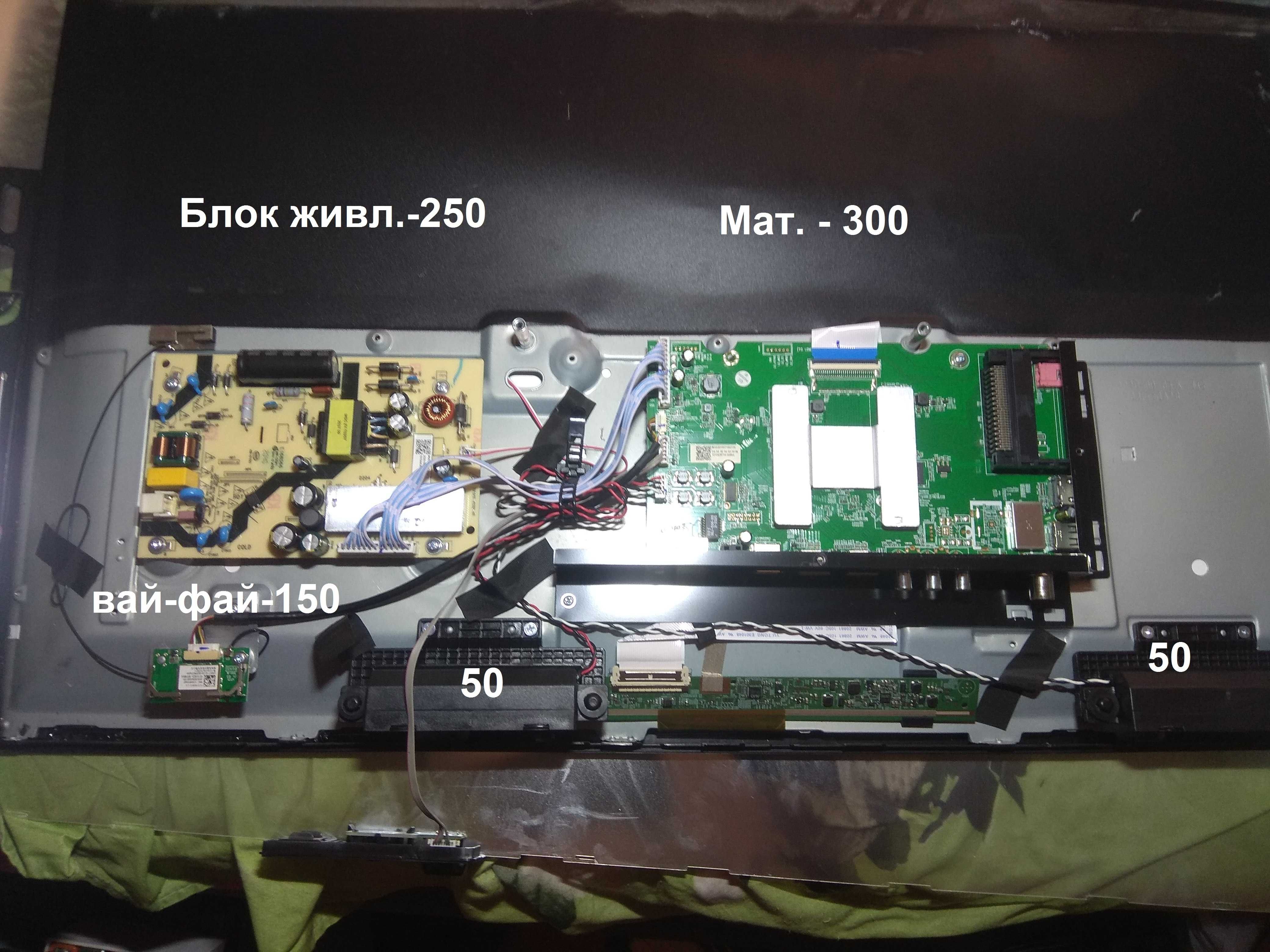 Телевізори на запчастини Kivi 32H710KB та Ergo 43GUS6500