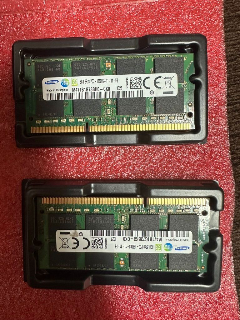 Vendo memórias RAM PC3 duas unidades de 8x2=16GBnovas