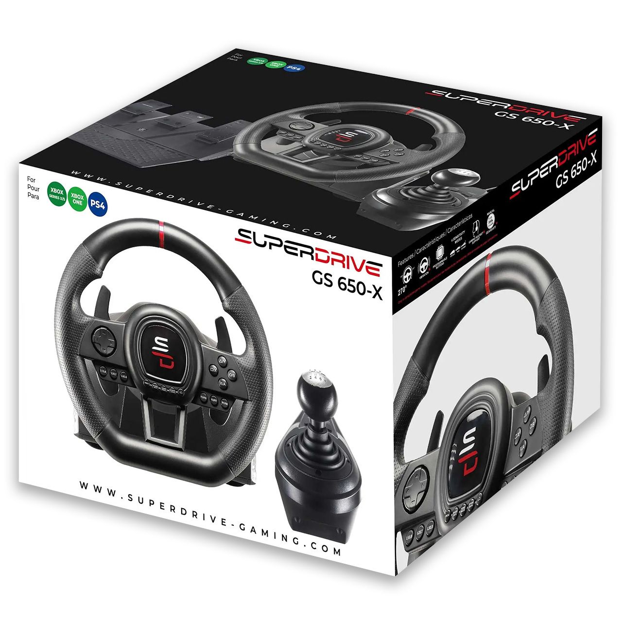Kierownica Gamingowa Subsonic GS650-X Ps4 Xbox Series X/S SA5658-O