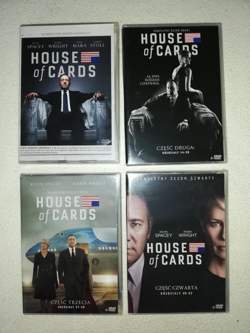 House of cards DVD sezon 1 - 4 film