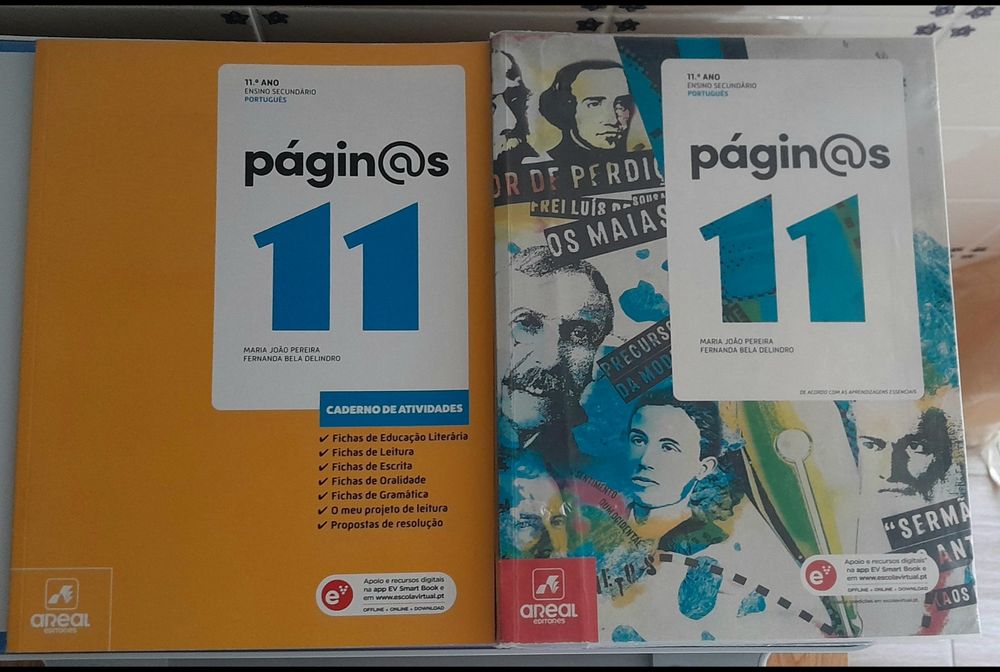 Conjunto manual Português 11° ano + Caderno de Atividades
