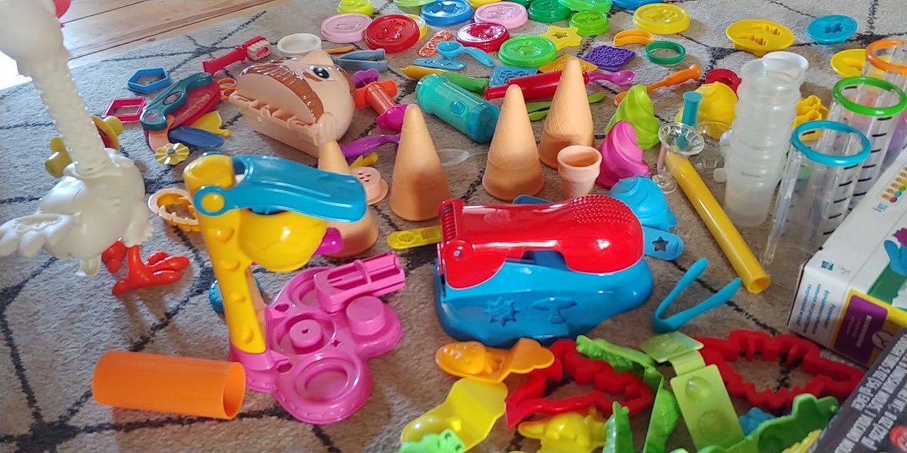 Bardzo duży zestaw ciastoliny play doh