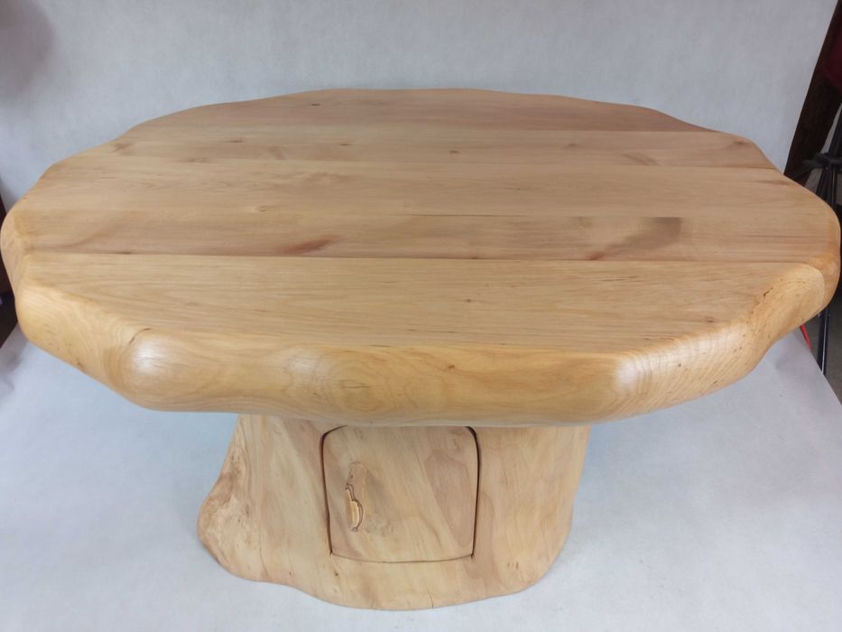 Stolik kawowy drewniany Premium Barek Góralski Unikat SCHOWEK W PNIU