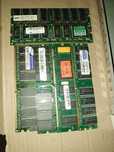 7 kości  pamięci RAM 64mb ,128mb,1gb ,Samsung 8Gb vintage