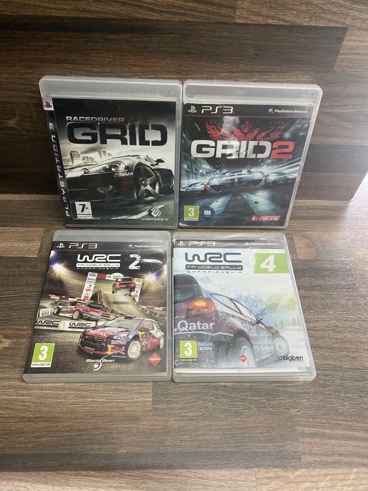 PlayStation Ps 3 Grid 1, Grid 2, WRC 2, WRC 4!