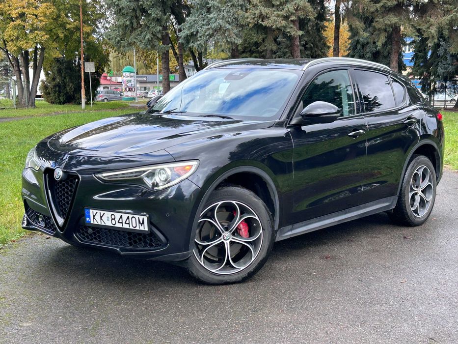 Alfa Romeo Stelvio*Automat*4x4*Skóra*Grzane Fotele i Kierownica*VAT23%