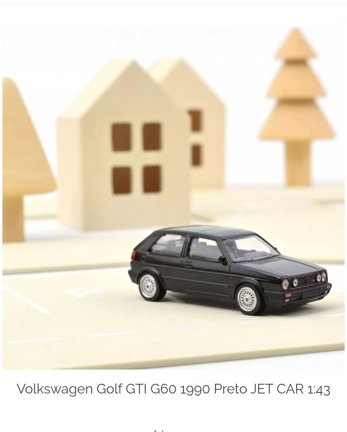 Volkswagen Golf GTI G60 1990 preto 1:43
Novo em caixa 
Escala 1:43
Ten