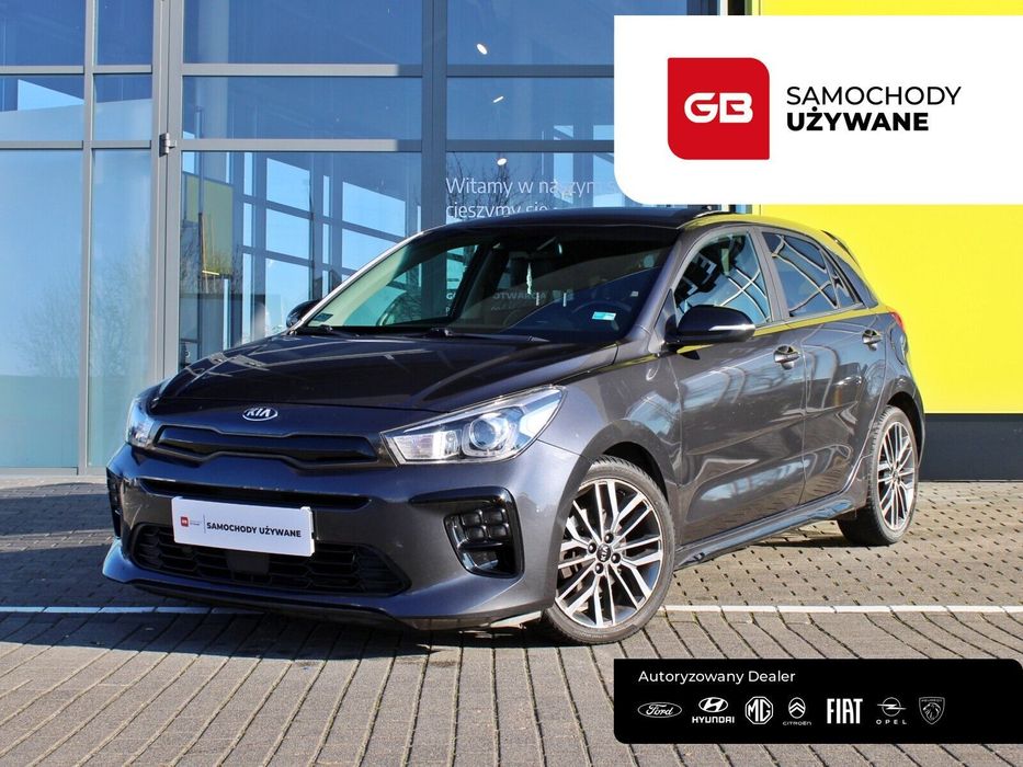 Kia Rio 1.4 DOHC CVVT M6 GT Line SalonPL FV23% SerwisASO Kamera cofania