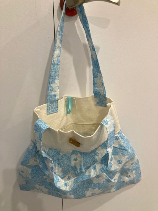 torba plażowa wakacyjna letnia hand made mała