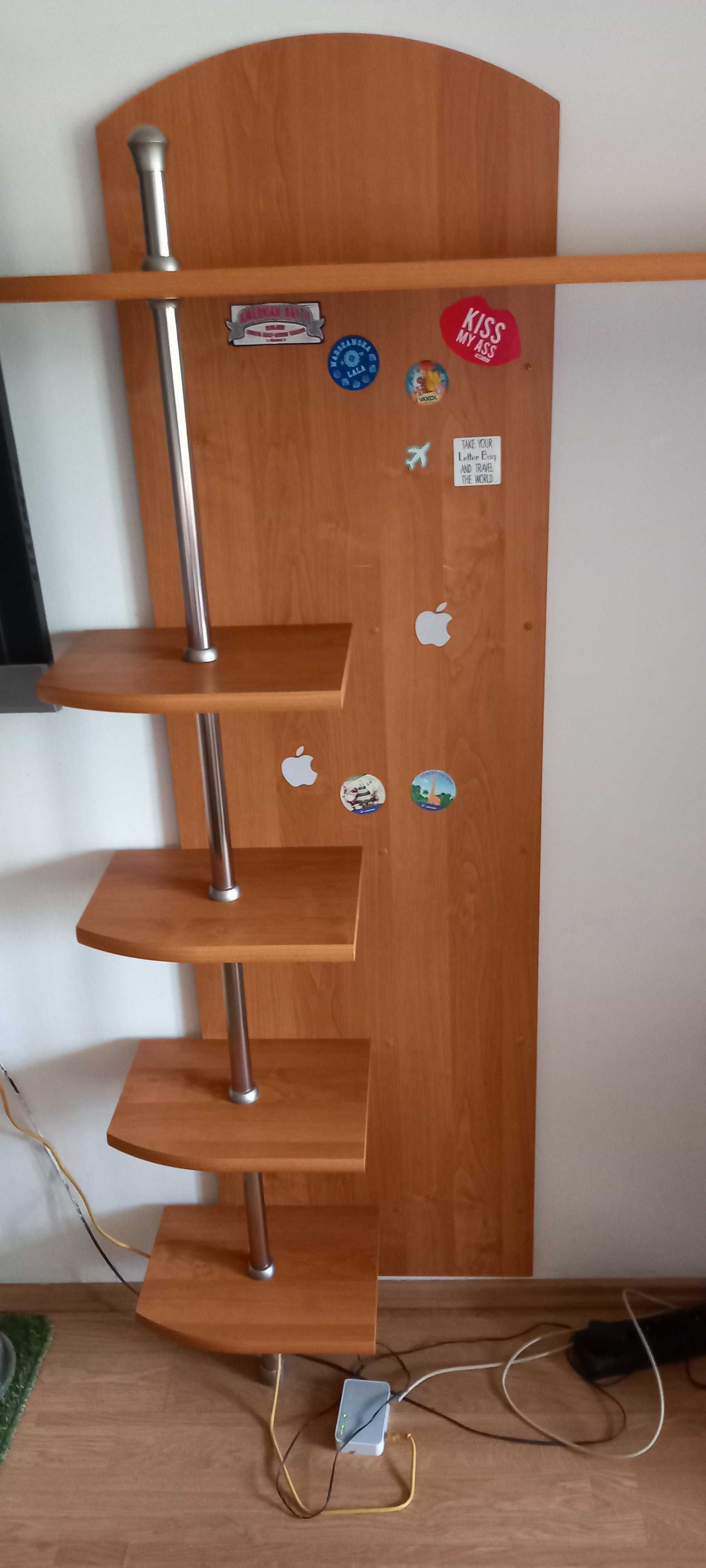 panel słupek regał ścienny