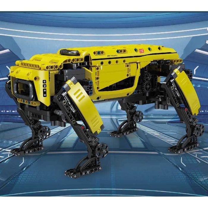 Robot pies z klocków zdalnie sterowany 886 elementów Mould King