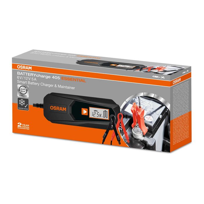 Prostownik Osram 12V, 6V, 5A