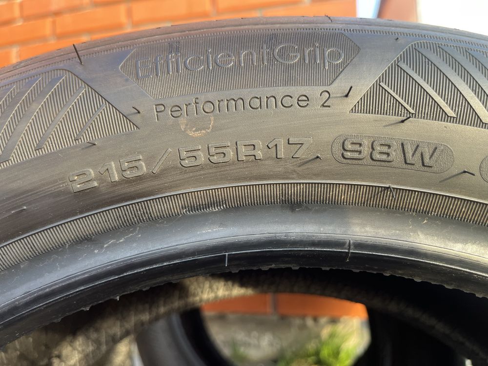 Продам шини резин Good Year Performance 2  215/55 R17