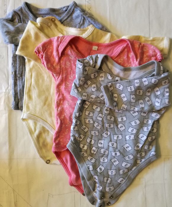 21 szt PAKA dla niemowlaka wyprawka body sukienka roz. 50+