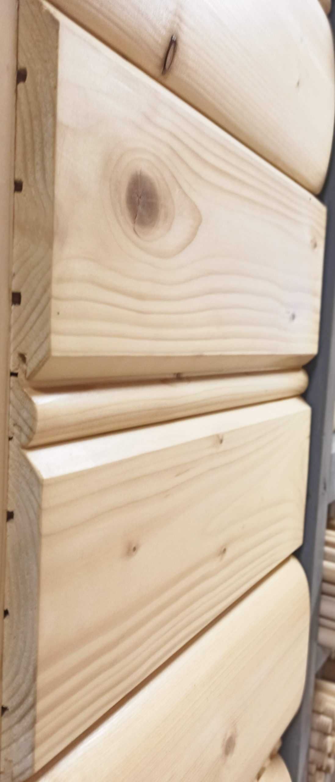 20X3 CM Deski elewacyjne podbitkaPłazyImitacjaBala styl górski warkocz