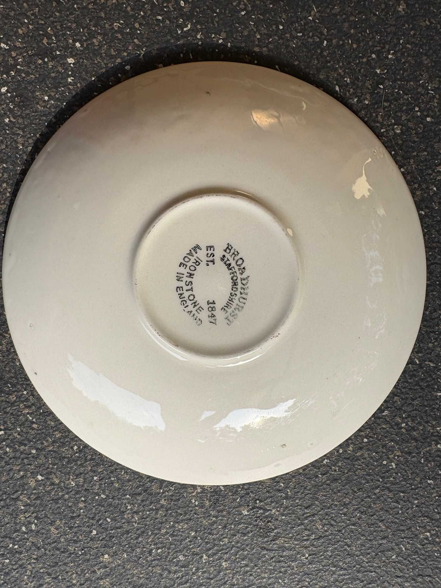Komplet 6 talerzyków z porcelany angielskiej Ironstone