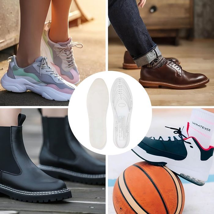Wkładki do Butów Roboczych Sportowych Biegania Memory Przeciwpotne