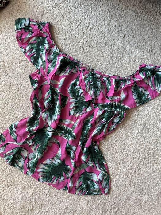 Tropikalna bluzka hiszpanka Orsay, soczyste kolory, rozmiar M