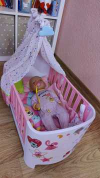 Ліжечко Для Ляльки Baby Born Добраніч + лялька Анабель міні