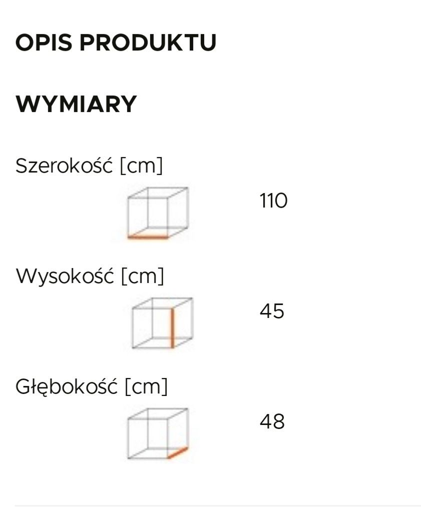 Stolik kawowy Paged kolekcja Ontario