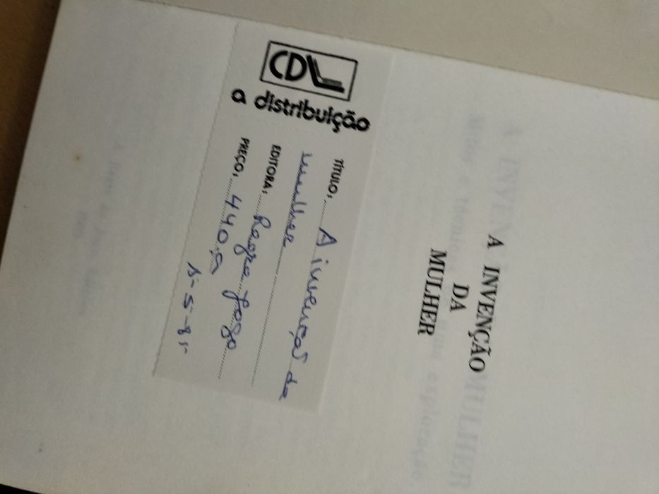 Livro - A invenção da Mulher