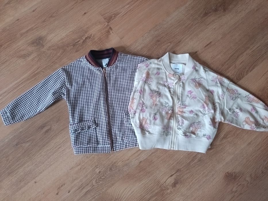 Zestaw bluz sweterków dla dziewczynki rozmiar 98