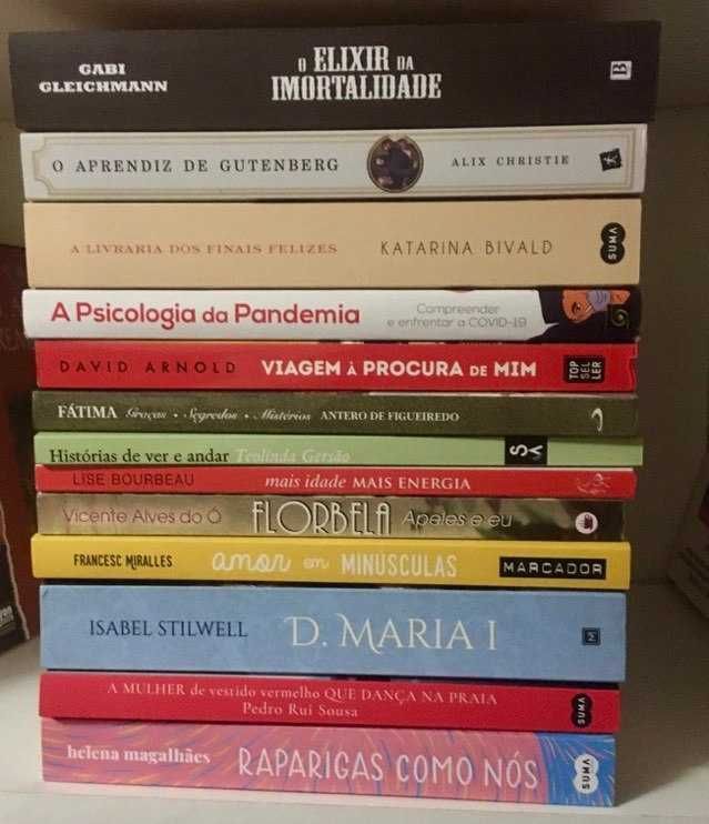 + de 80 Livros de ficção e não-ficção (novos/nunca lidos)