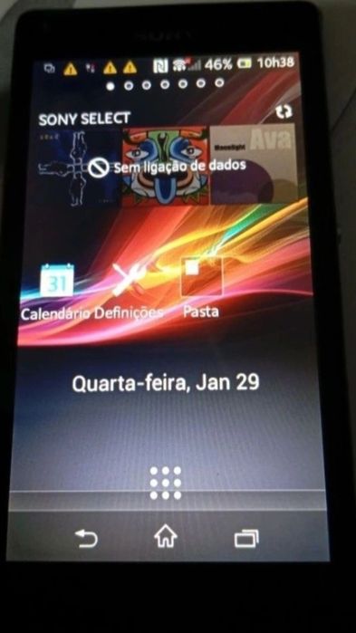 Telemóvel Sony Xperia para peças