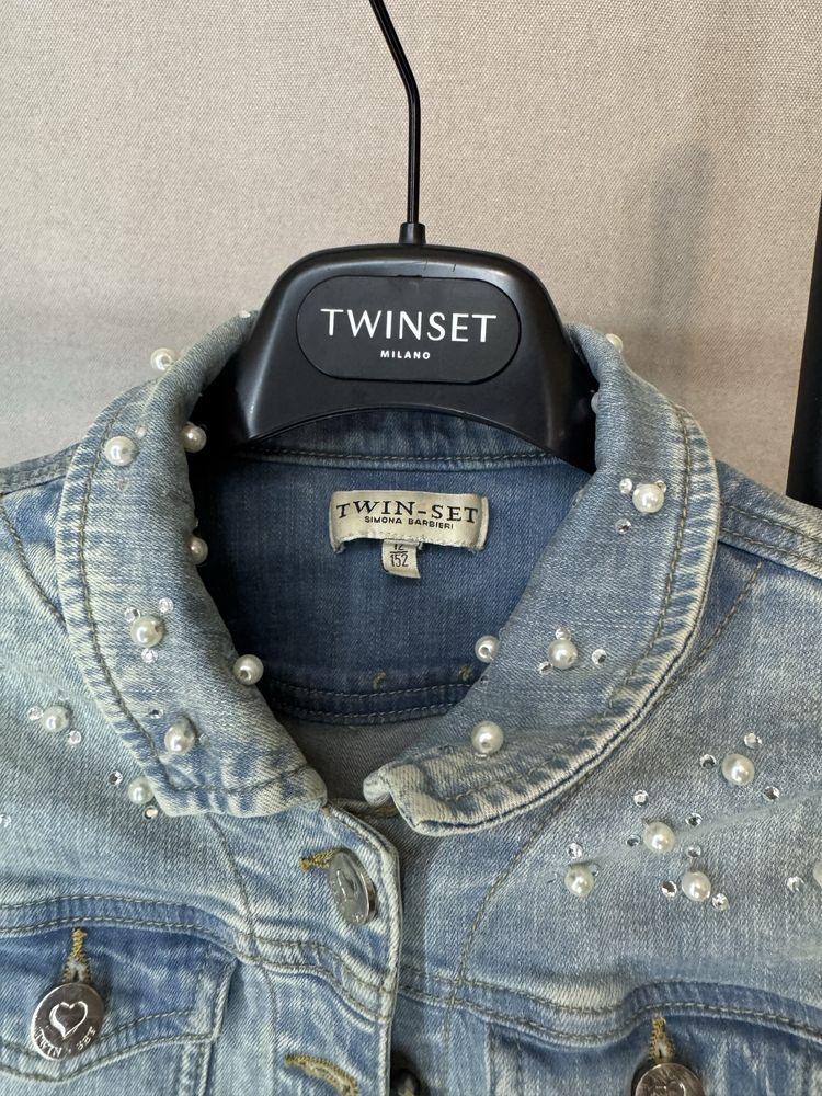 Продам дитячу джинсову куртку twin-set