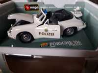 Model Kolekcjonerski Samochodu Porsche 356 POLIZEI Bburago Skala 1 18