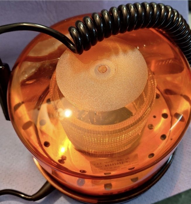 Lampa ostrzegawcza | Kogut | STROBOSKOP | Polska ELFIR | pomarańczowa