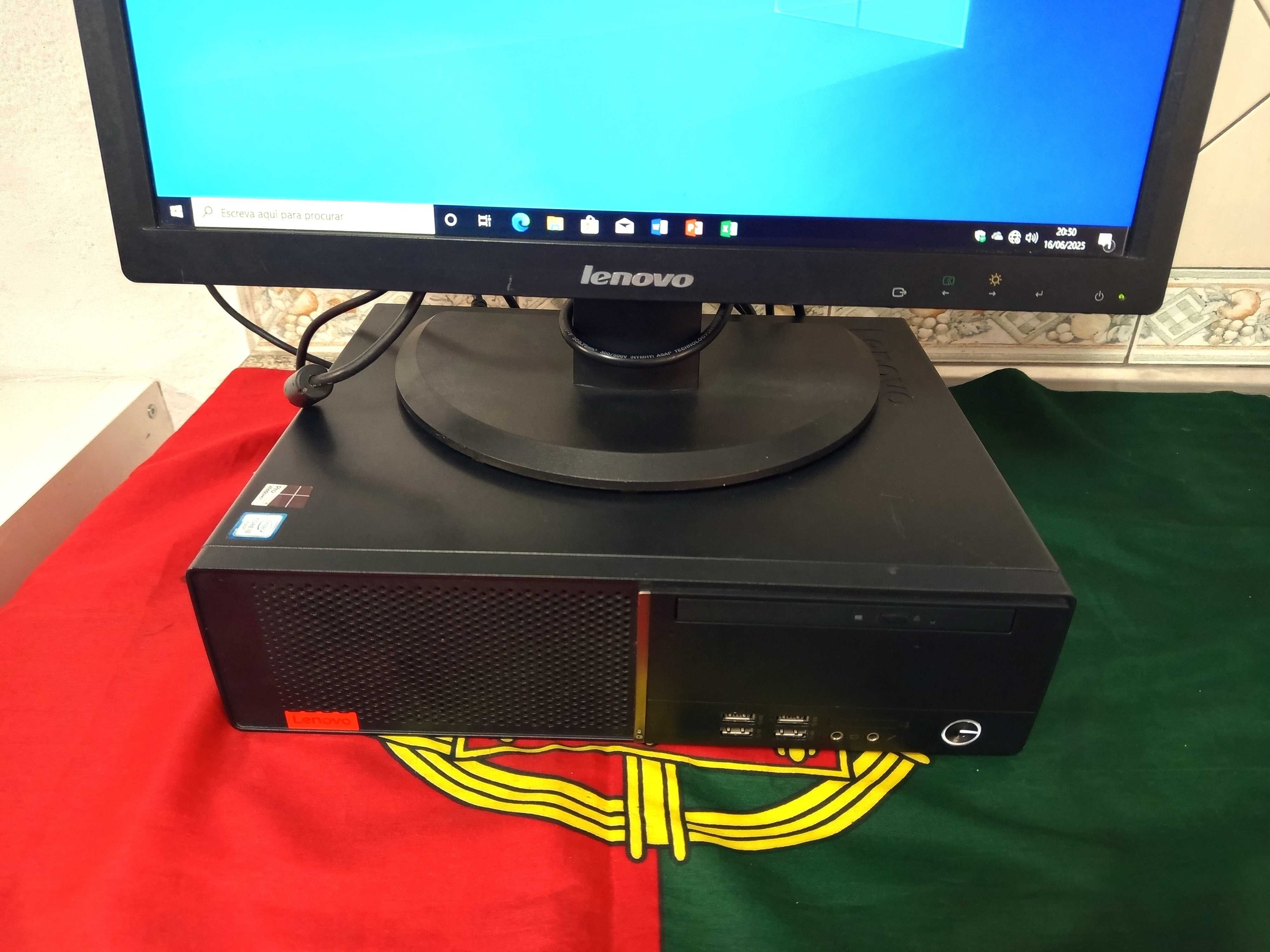 Lenovo Core i3 6100 RAM 8GB SSD + Monitor
