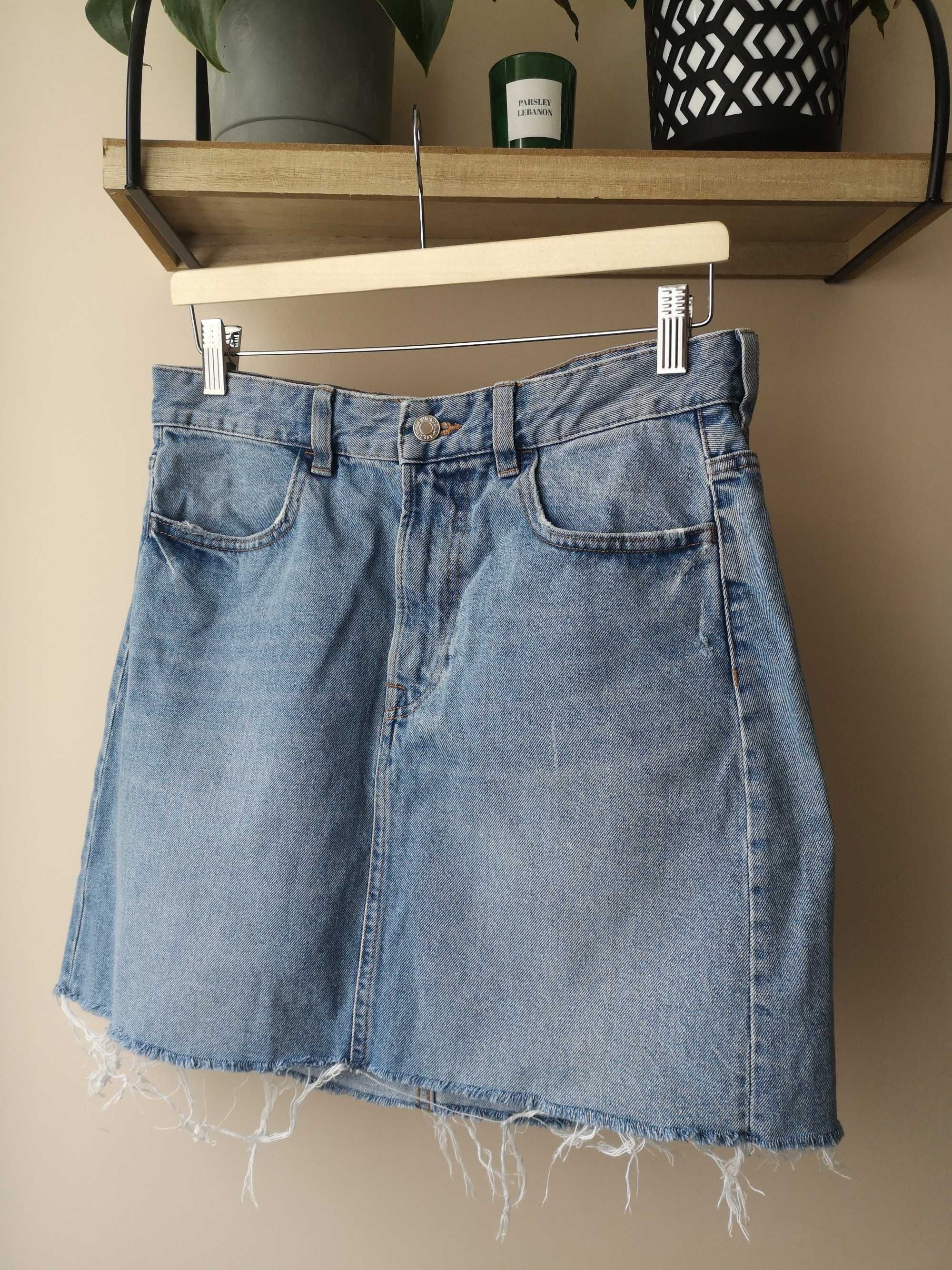Jeansowa spódnica mini H&M rozmiar 40