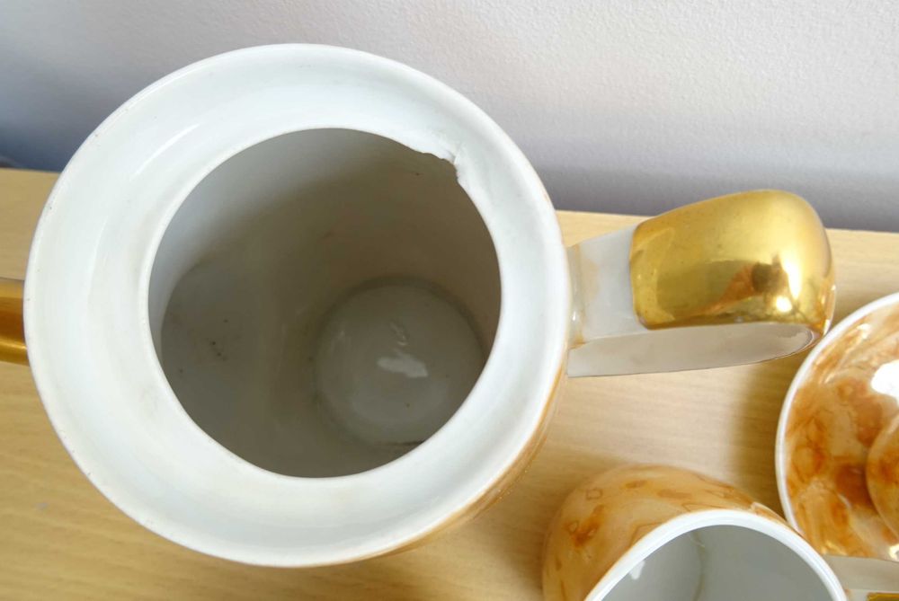 PRL, Chodzież serwis złoty marmurek