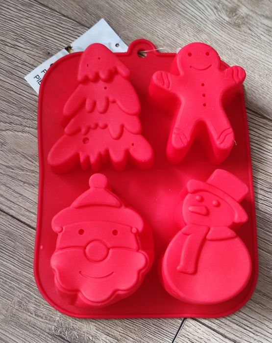 Świąteczna silikonowa forma do pieczenia nowa