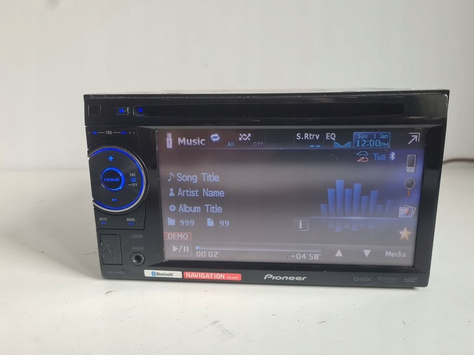 Radio mp3 pioneer avh-2400bt bluetooth usb divx vw golf sharan t4…